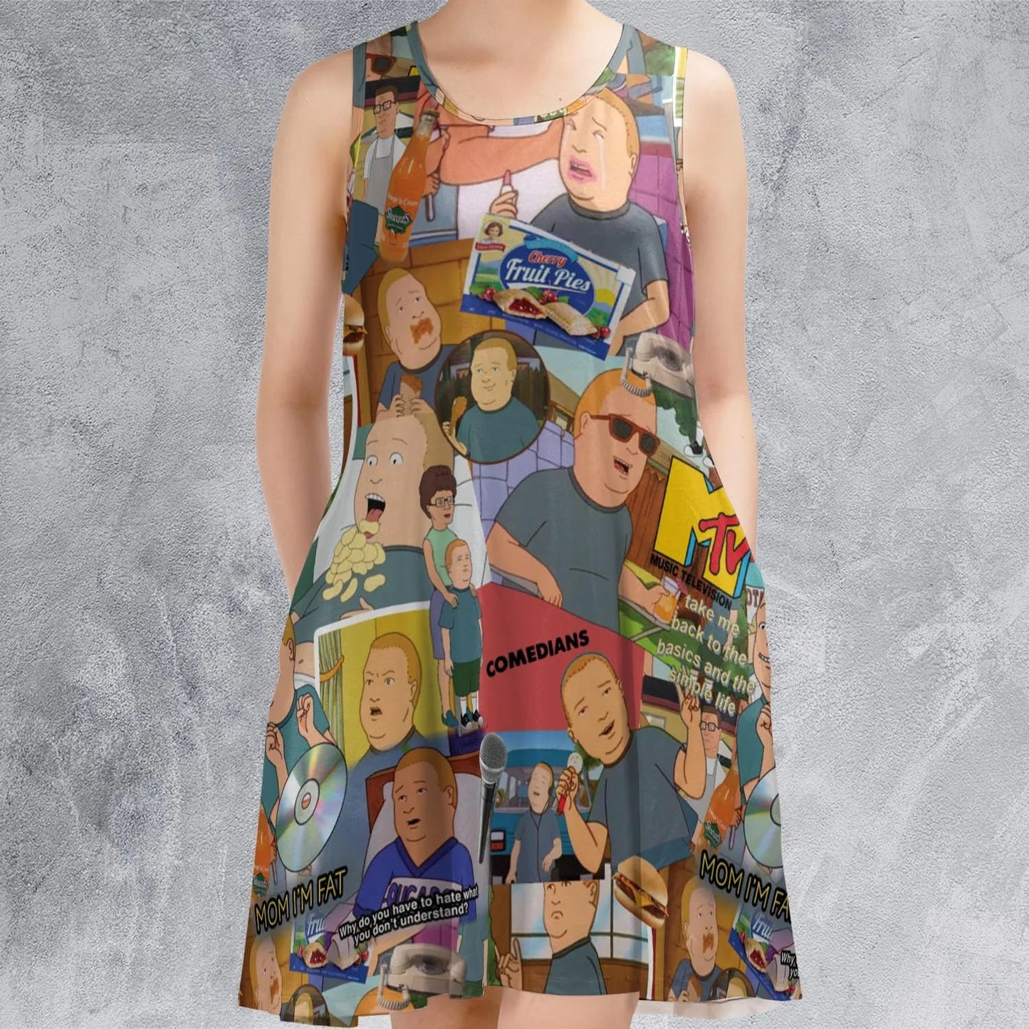 Casual Sleeveless Dress - KCFZ28NT