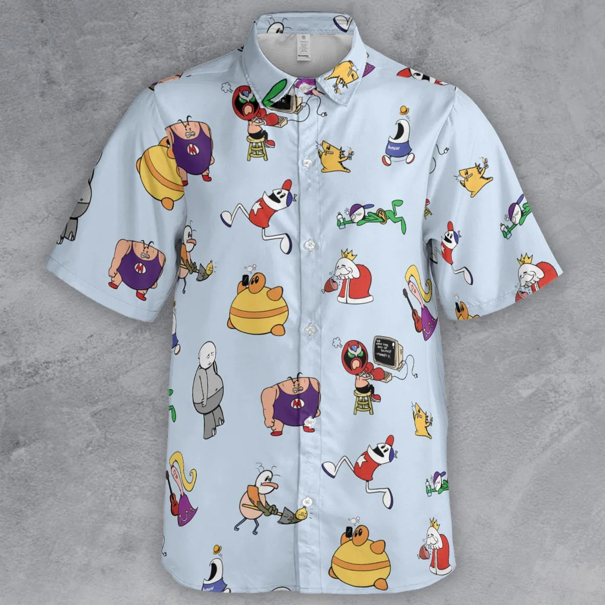 Short Sleeve Button Shirt - B8TE8ARJ