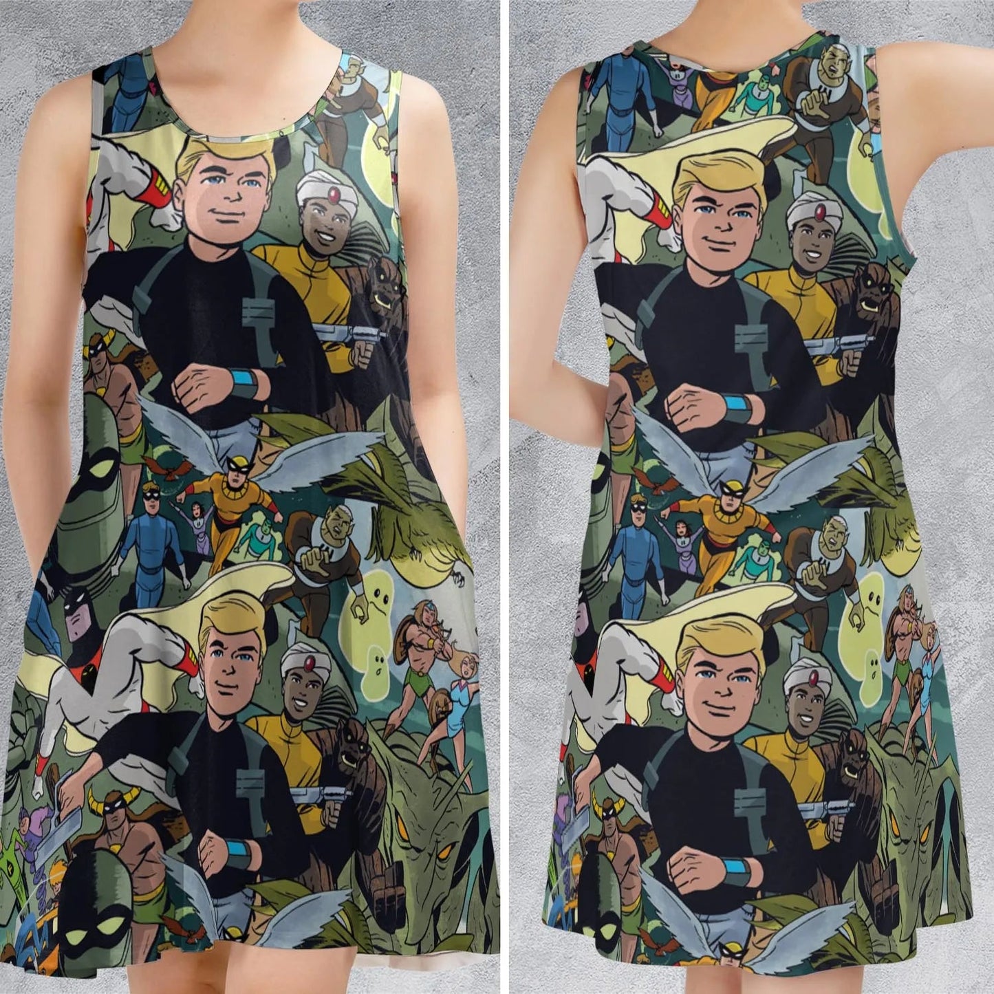 Casual Sleeveless Dress - ZA4S8247