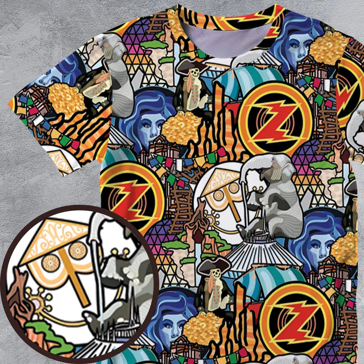 Full Print T-Shirt - F69YHFYU