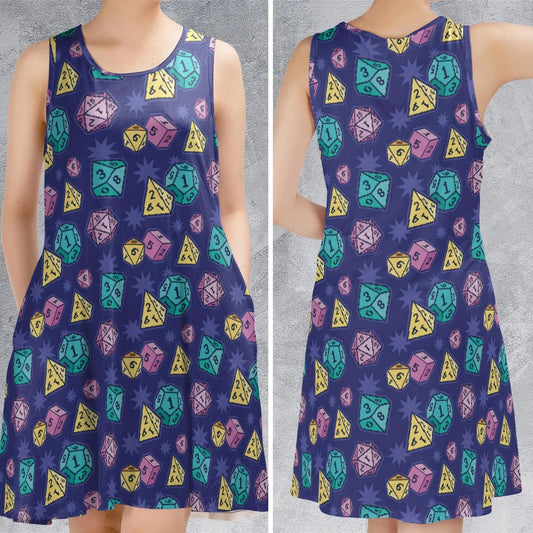 Casual Sleeveless Dress - D56SD8DA