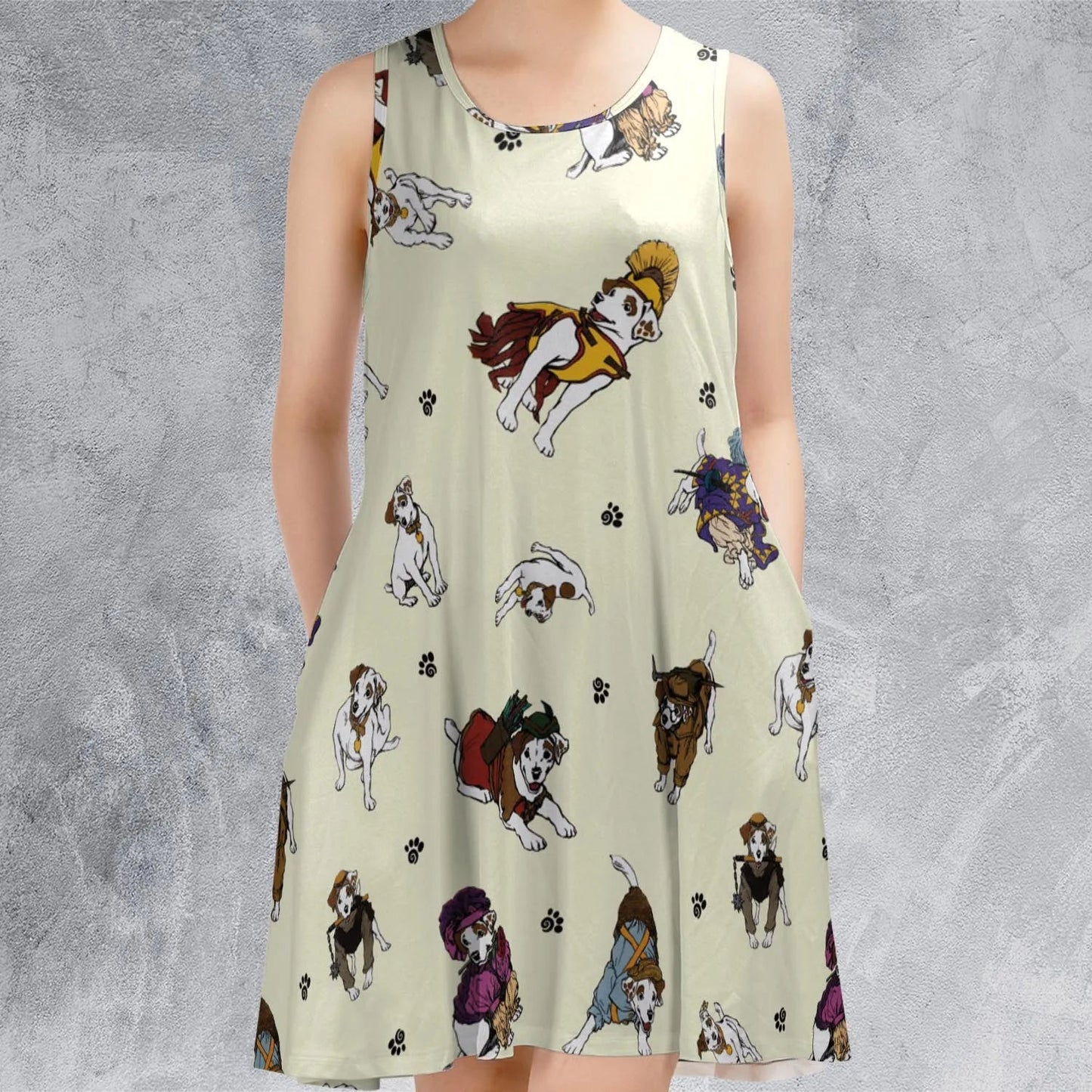 Casual Sleeveless Dress - M558CXFF