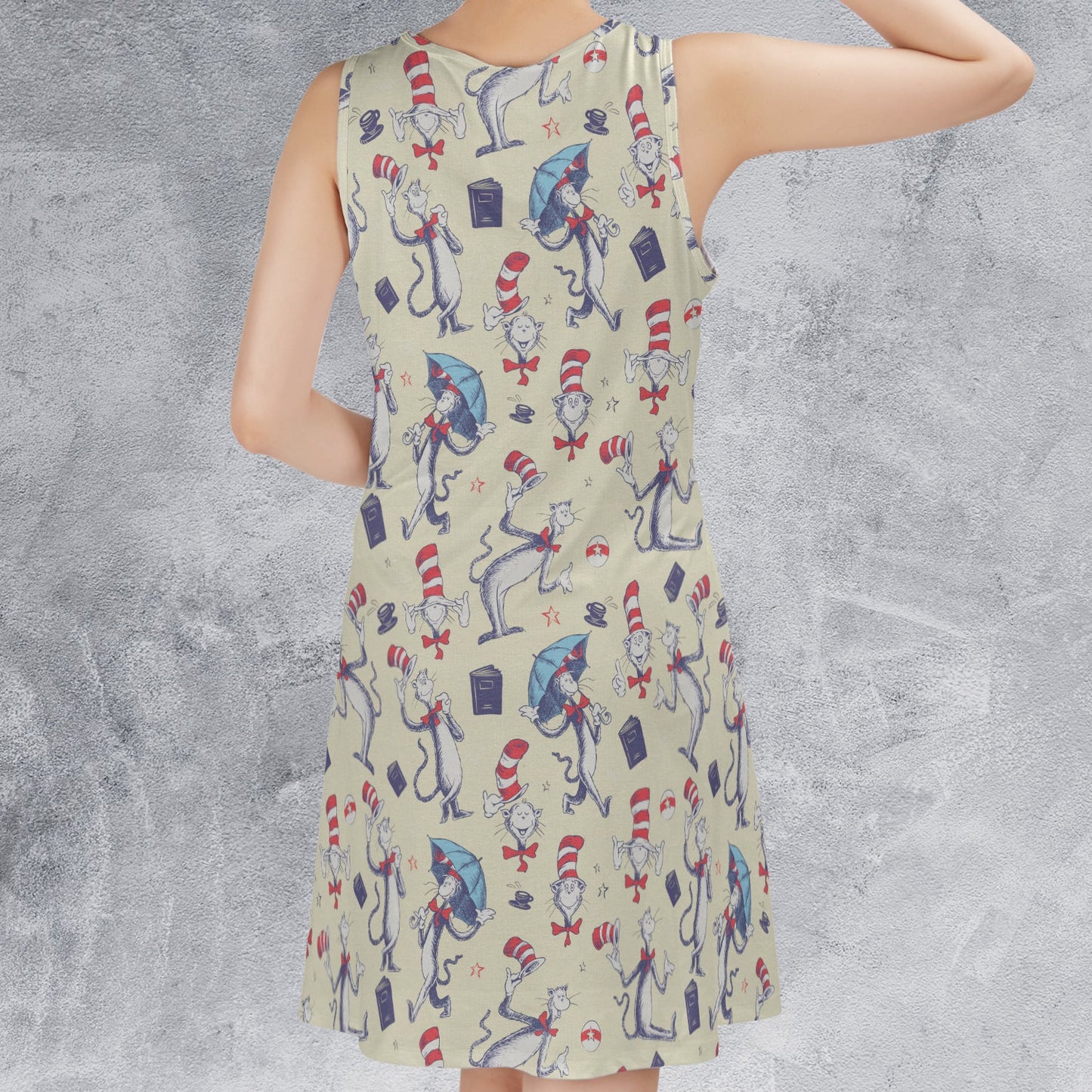 Casual Sleeveless Dress - 4RBA5DLD