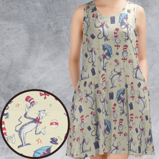 Casual Sleeveless Dress - 4RBA5DLD