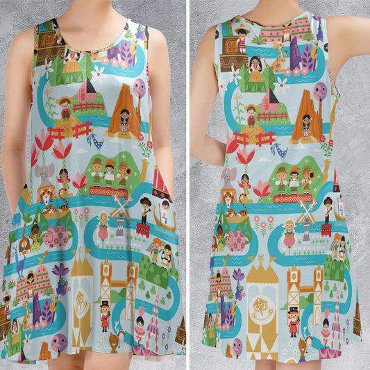 Casual Sleeveless Dress - 1ZM8MCH4