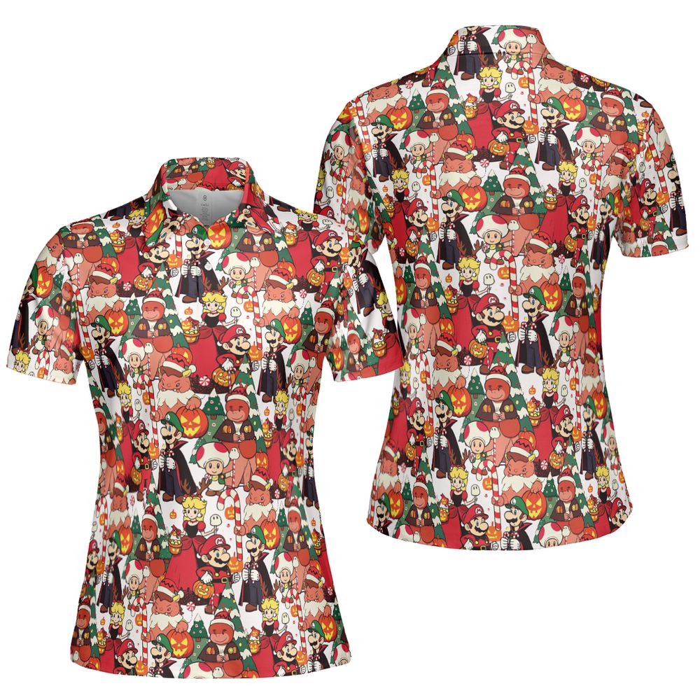 AOP Men/Women Polo Shirt - S8EHFL2W -  - 5