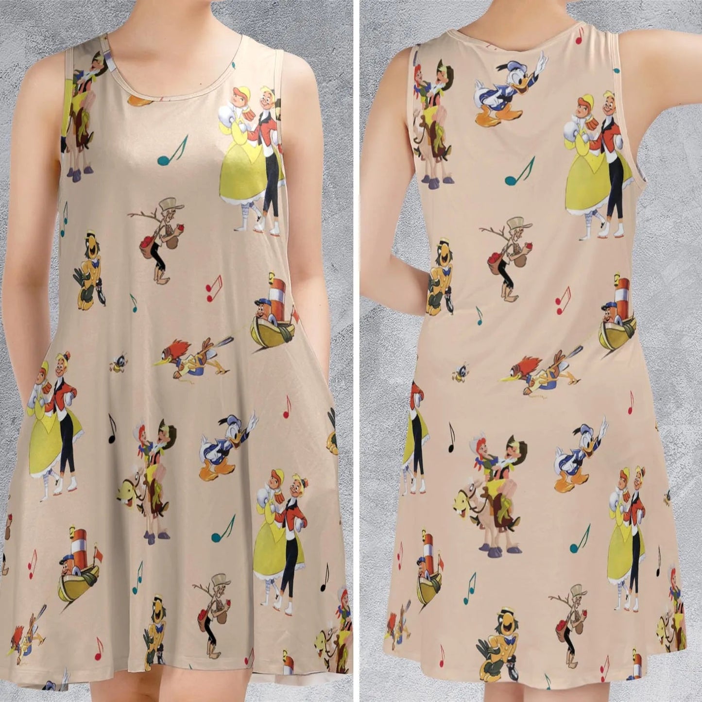 Casual Sleeveless Dress - NF757DJE