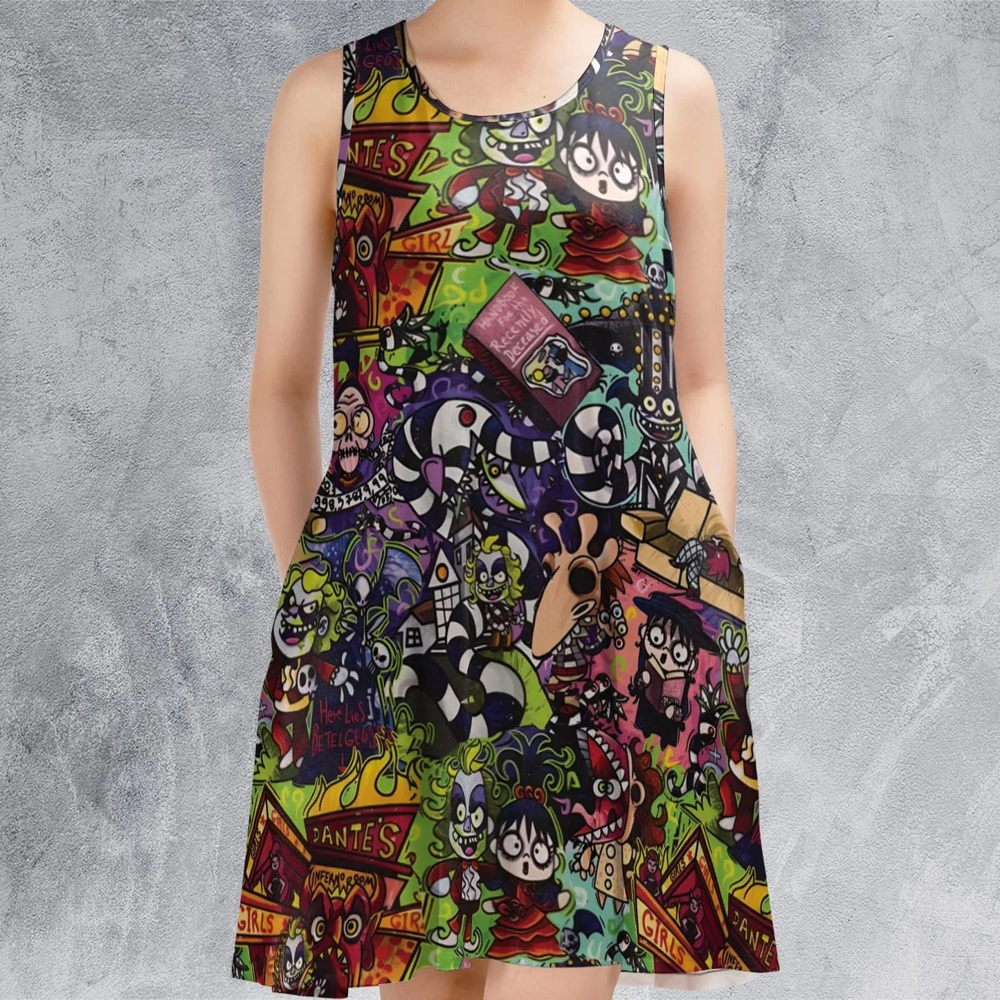Casual Sleeveless Dress - MJ31UKXP