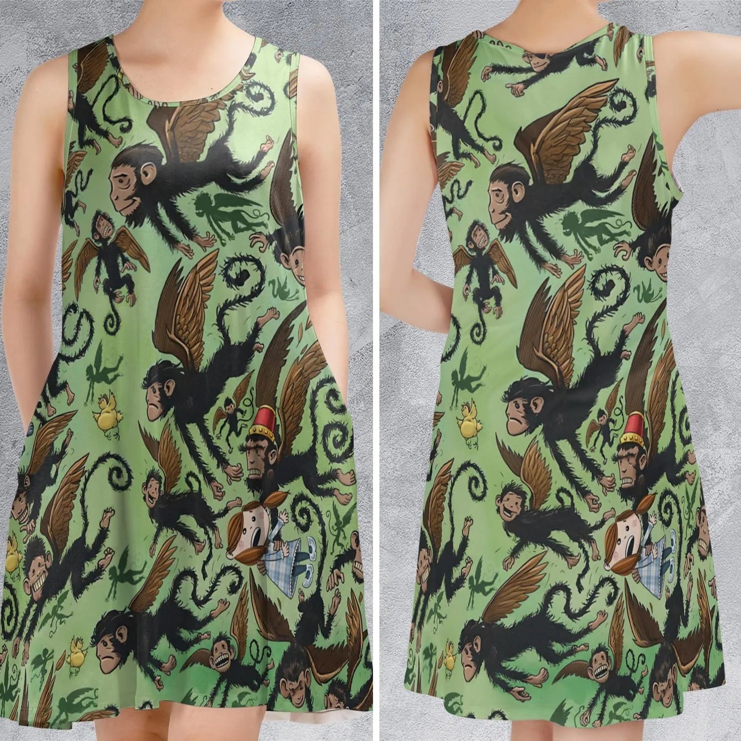 Casual Sleeveless Dress - 3EPBHQL3
