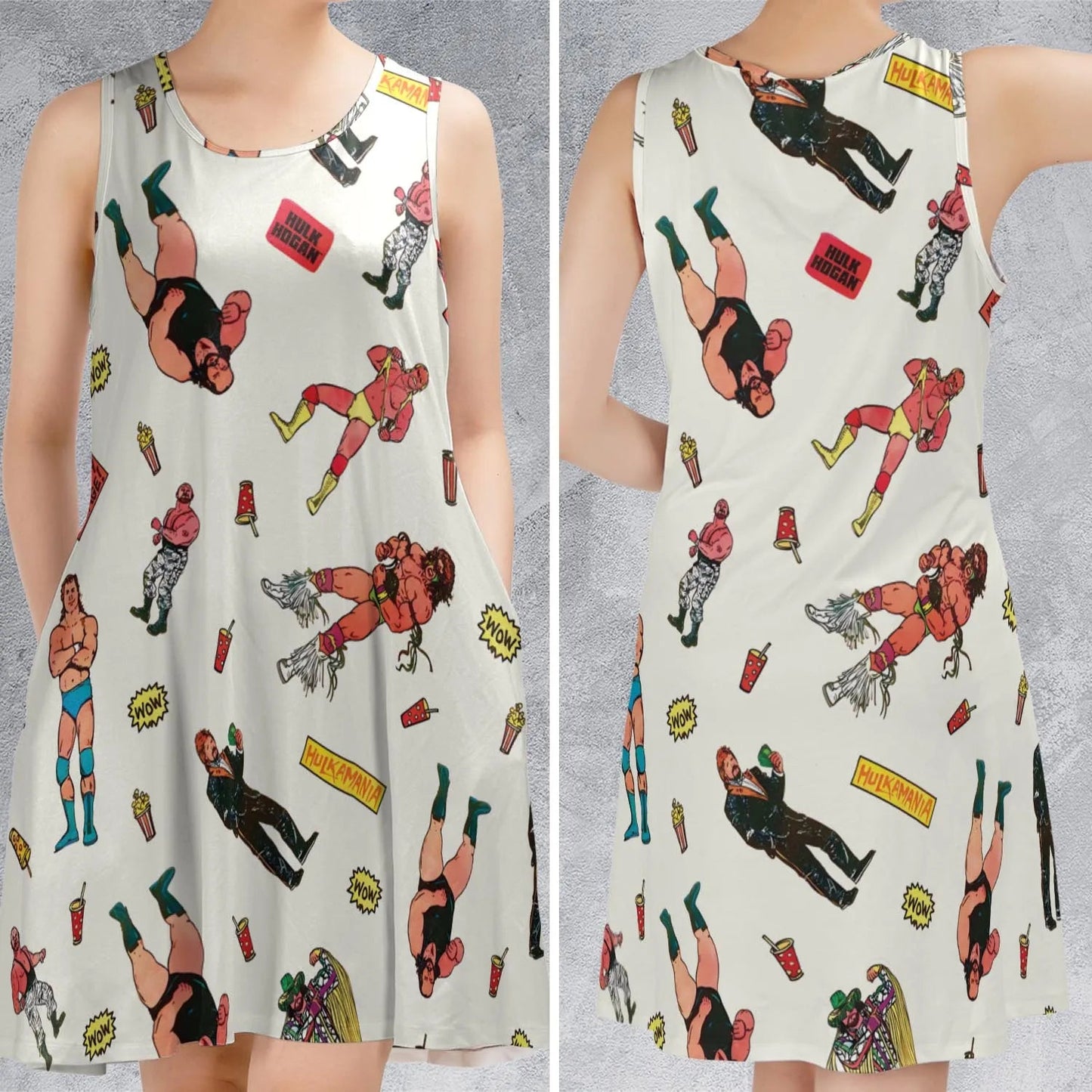 Casual Sleeveless Dress - VEQ2YXXN