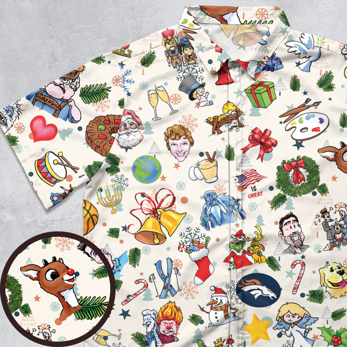 Short Sleeve Button Shirt - 34D68CSD