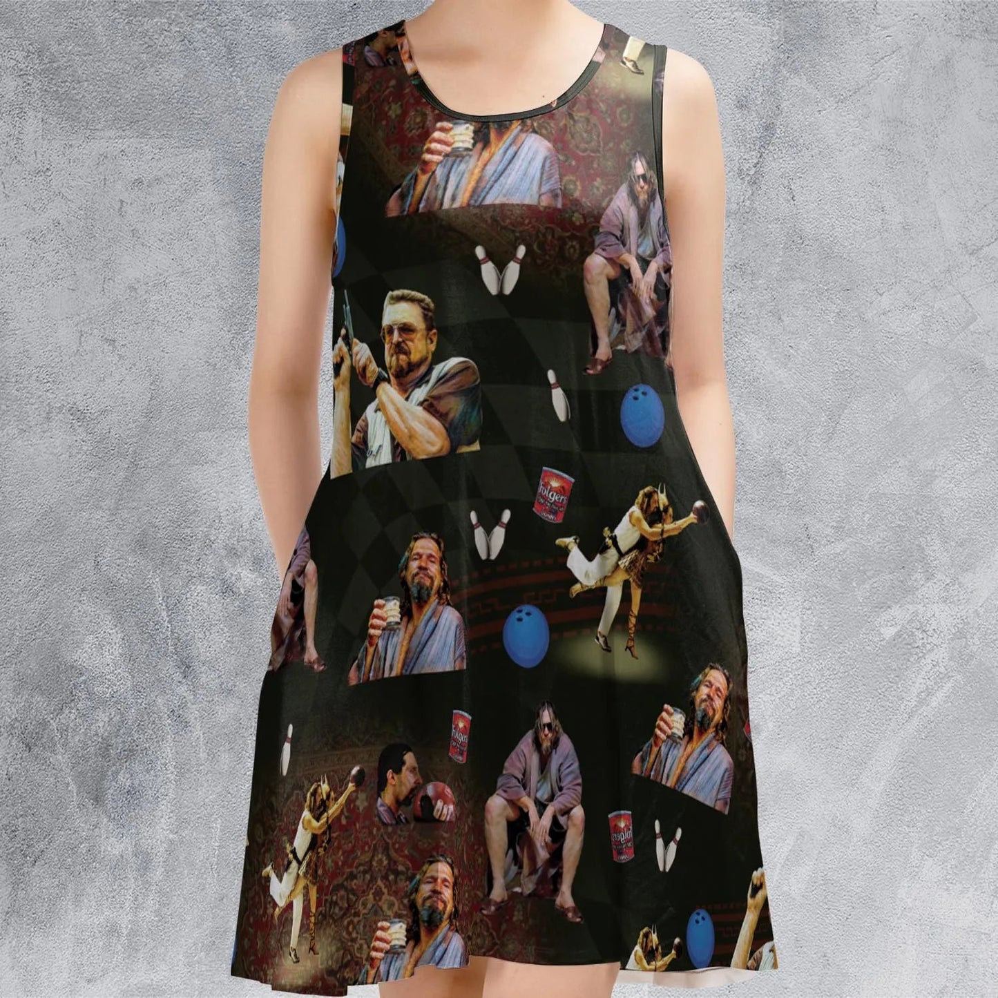 Casual Sleeveless Dress - KJQ29UN1