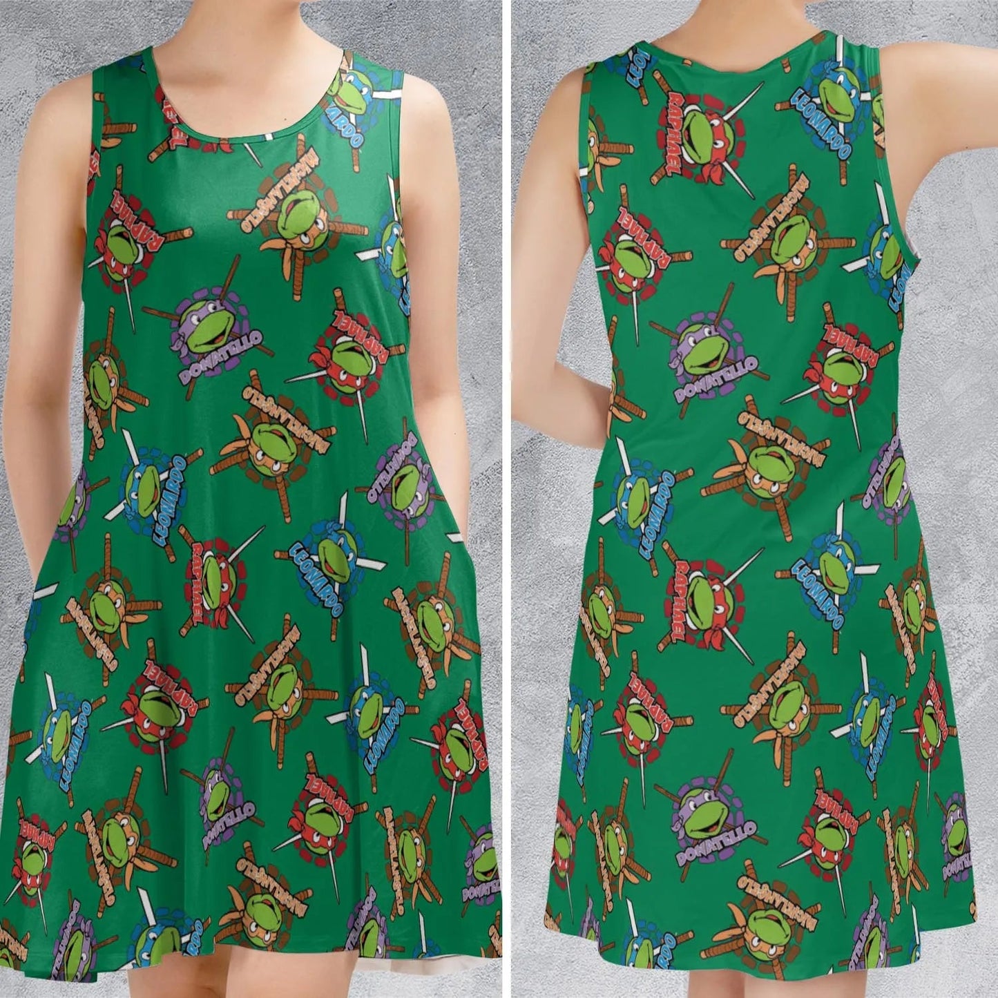 Casual Sleeveless Dress - Z49LWNQ6