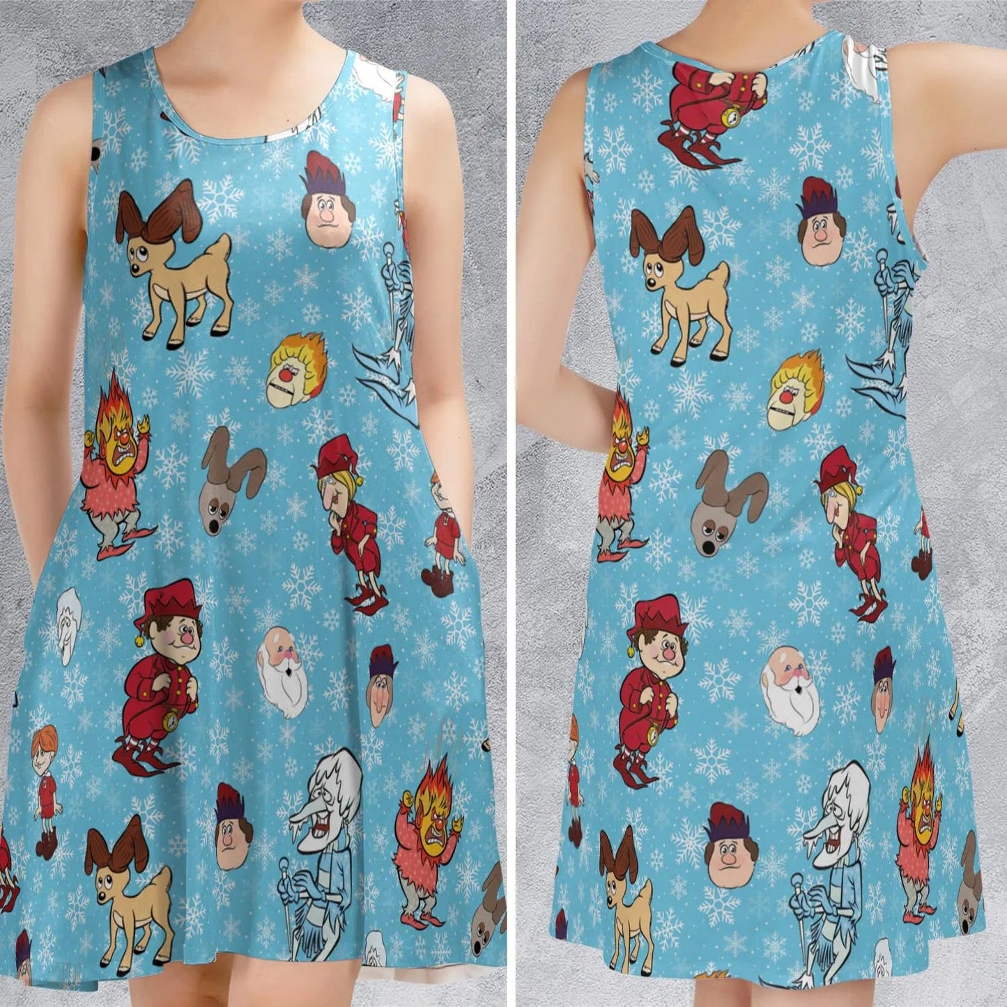 Casual Sleeveless Dress - J1EECCT1