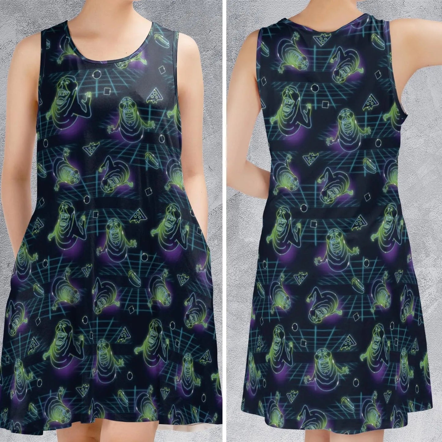 Casual Sleeveless Dress - SL51K81Y
