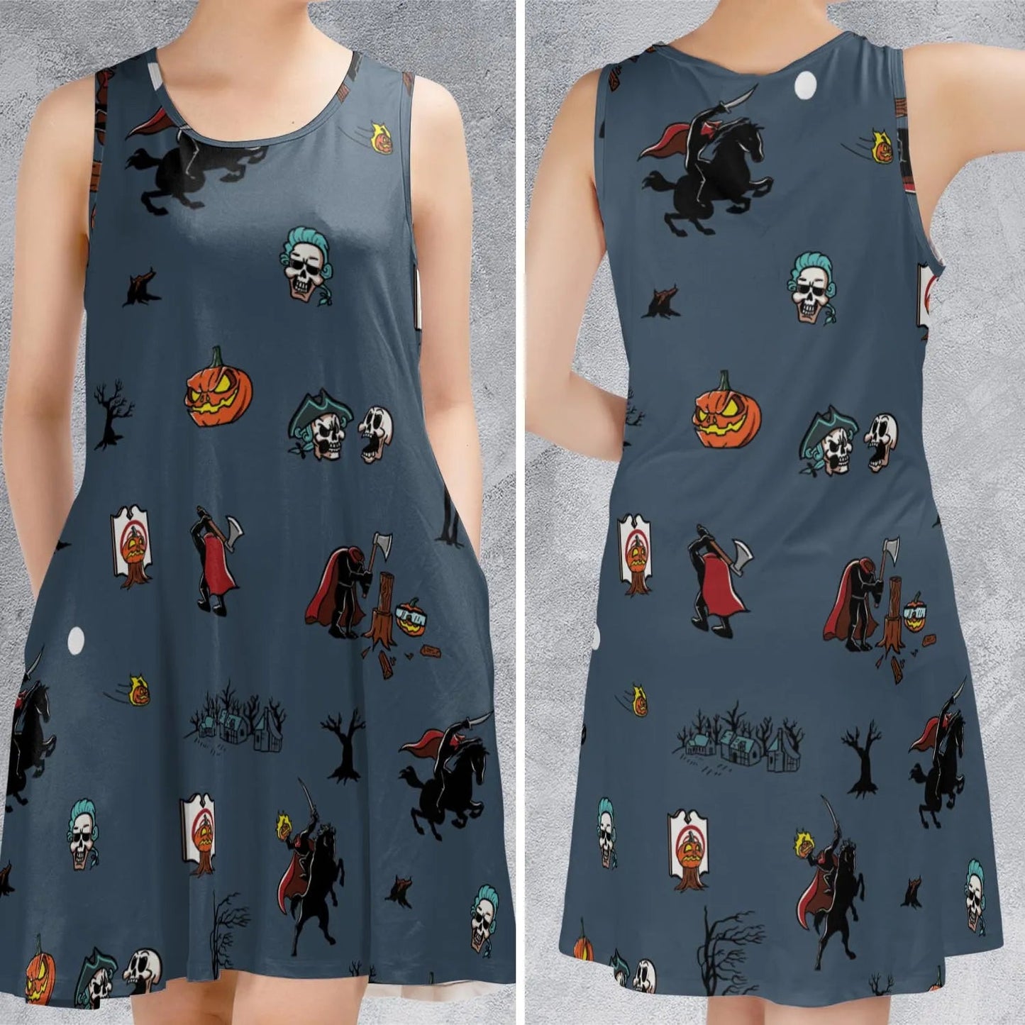 Casual Sleeveless Dress - D5MRDQPM