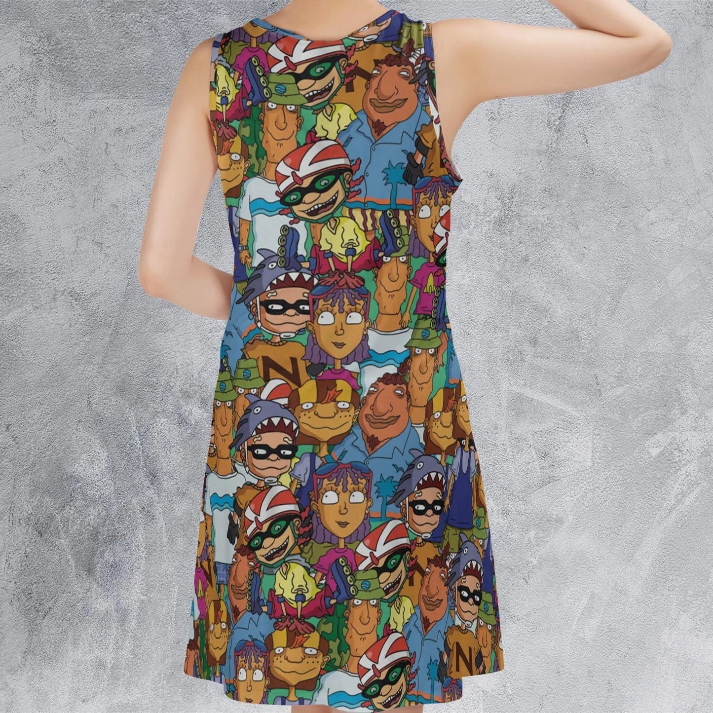 Casual Sleeveless Dress - 8M9GWZGH