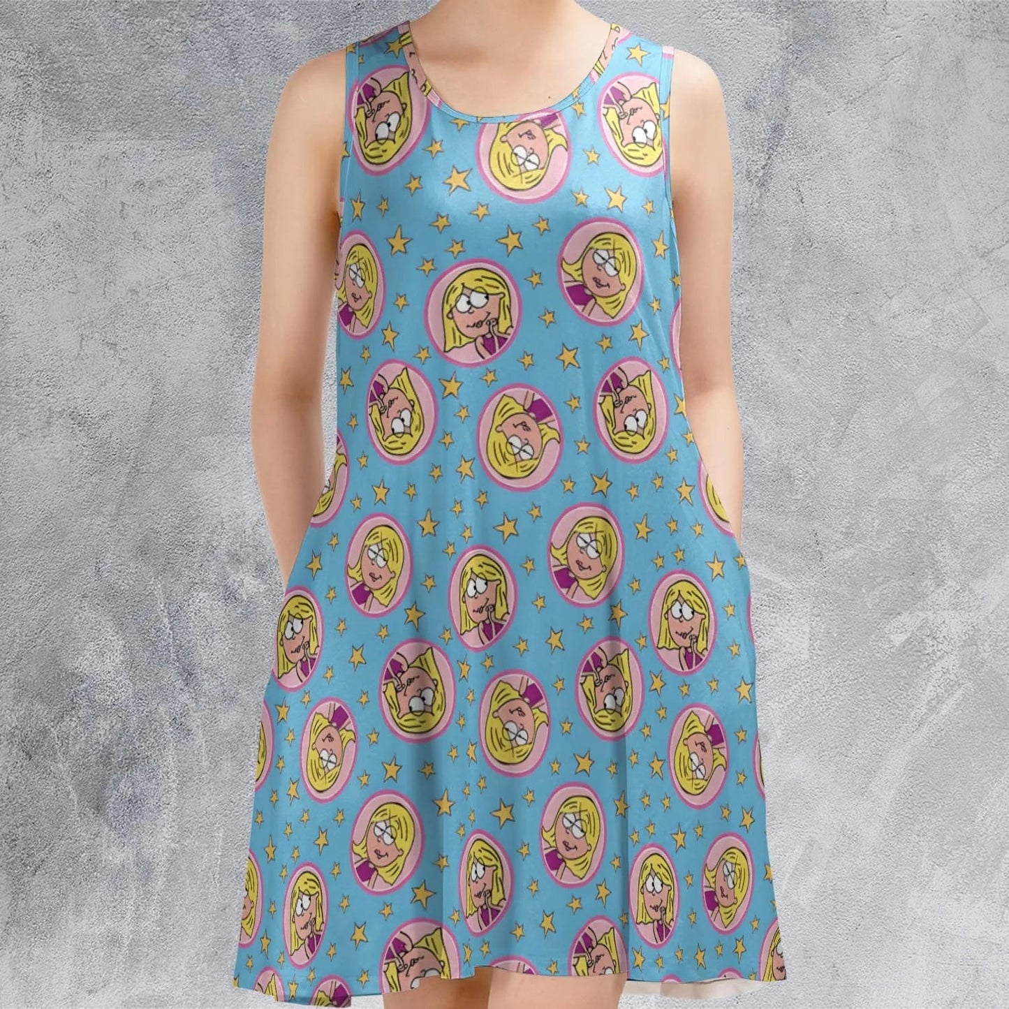 Casual Sleeveless Dress - NEF2DWW8