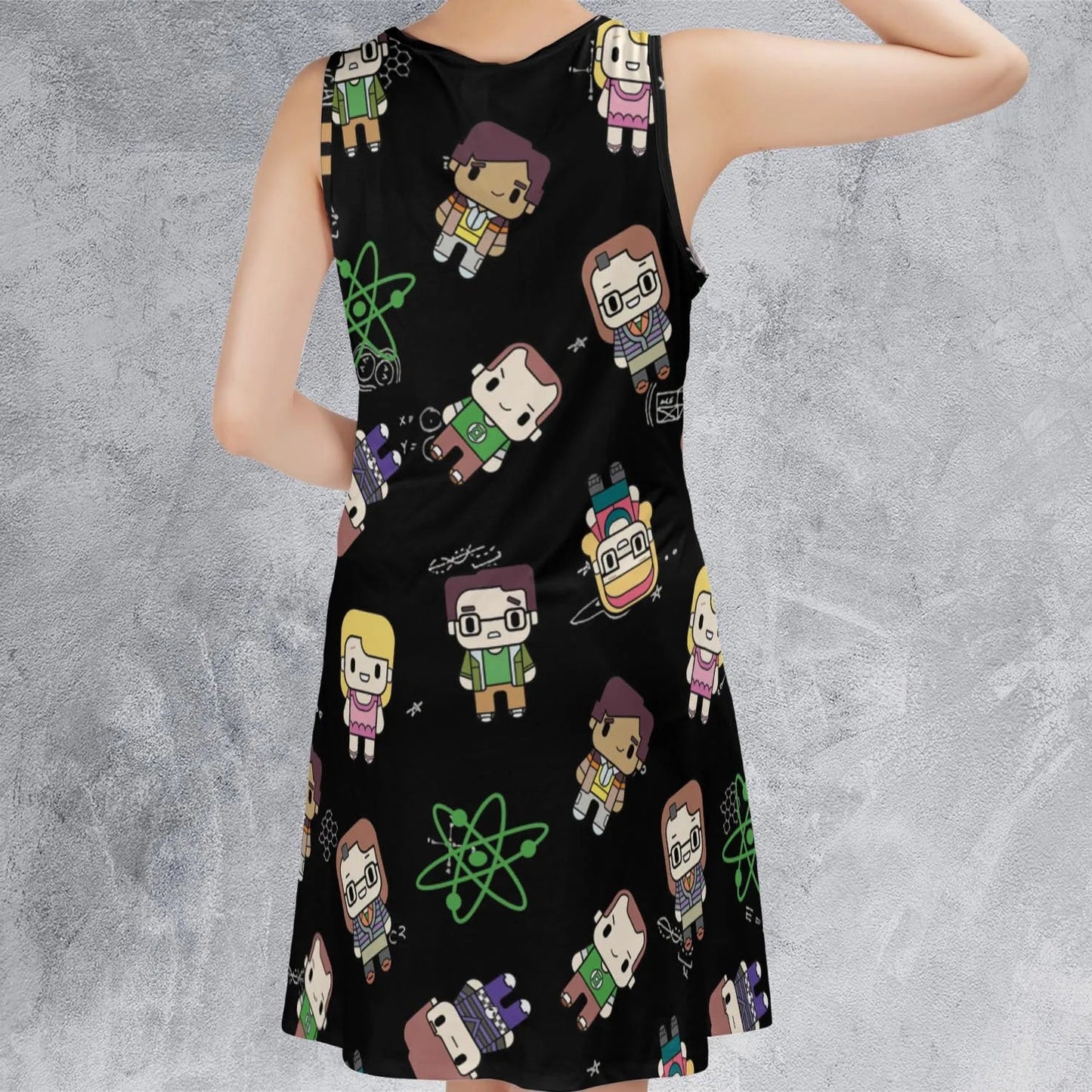 Casual Sleeveless Dress - JEJ9ZKPS