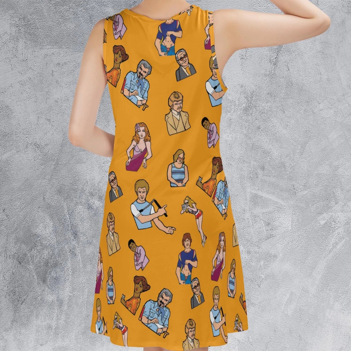 Casual Sleeveless Dress - 9GF42MMD