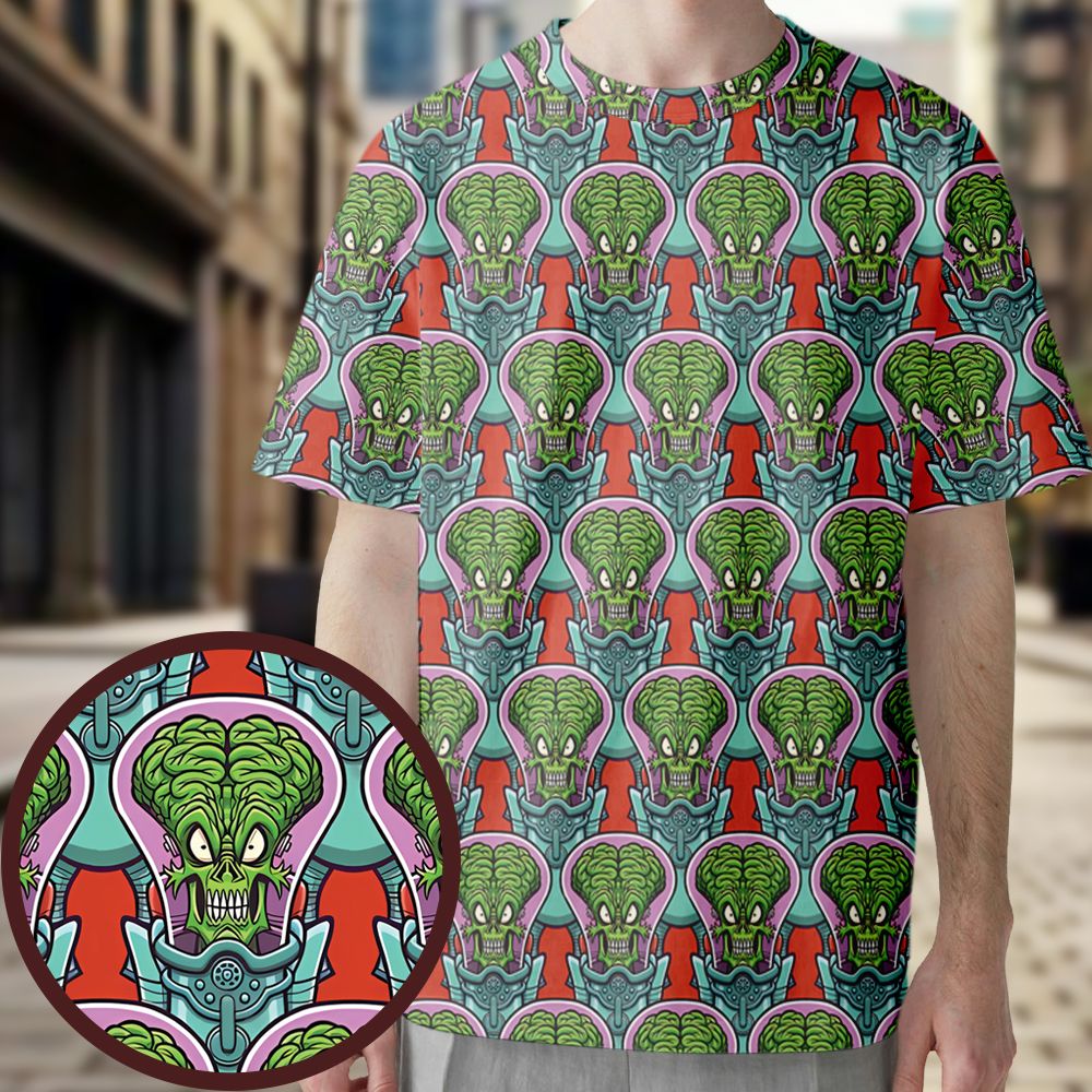 Retro Big-Brain Alien -  - 1