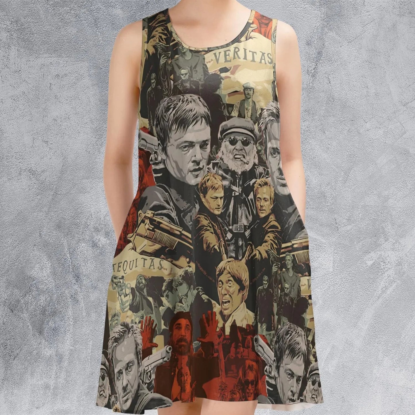 Casual Sleeveless Dress - AR3LV87C