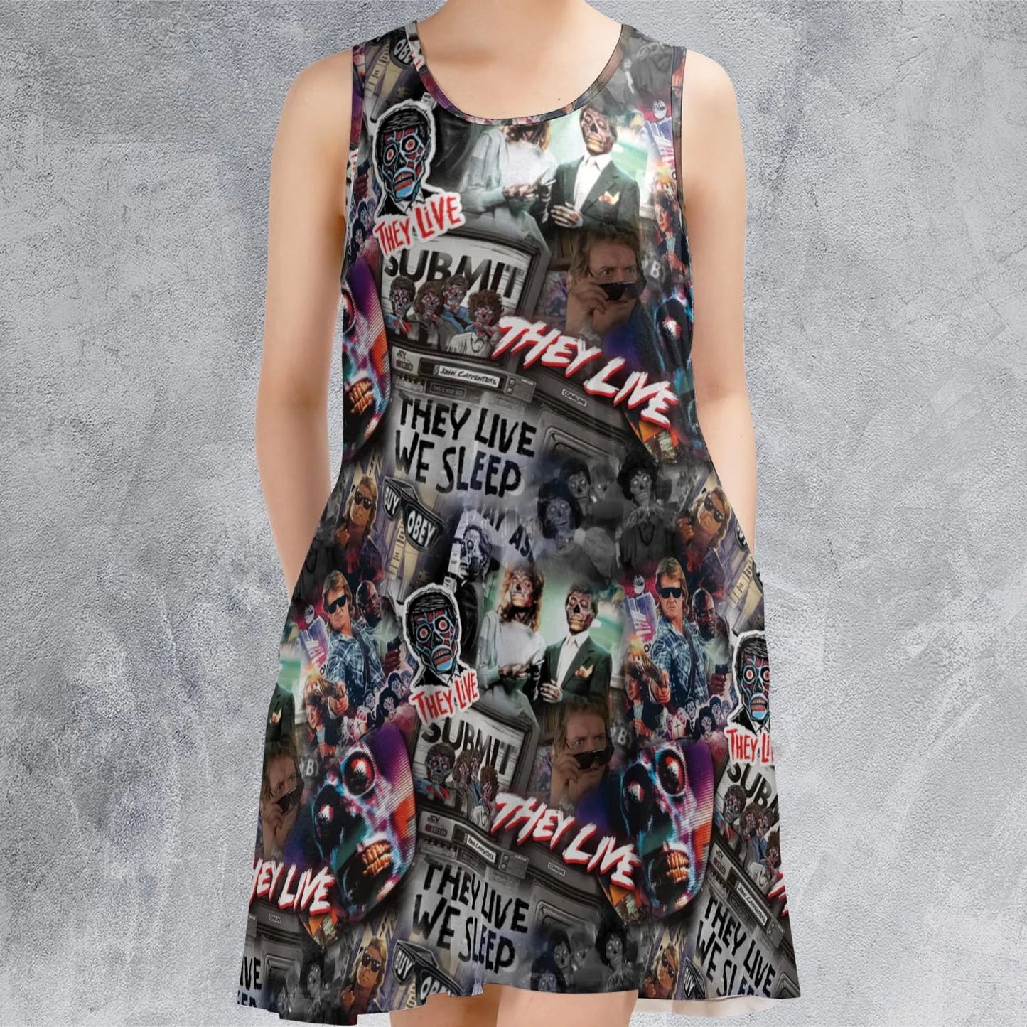 Casual Sleeveless Dress - 633X7L57