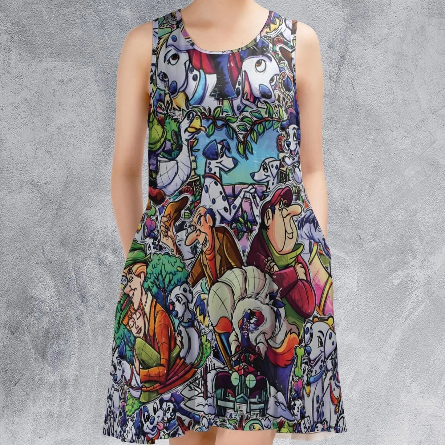 Casual Sleeveless Dress - Y3SMTG66