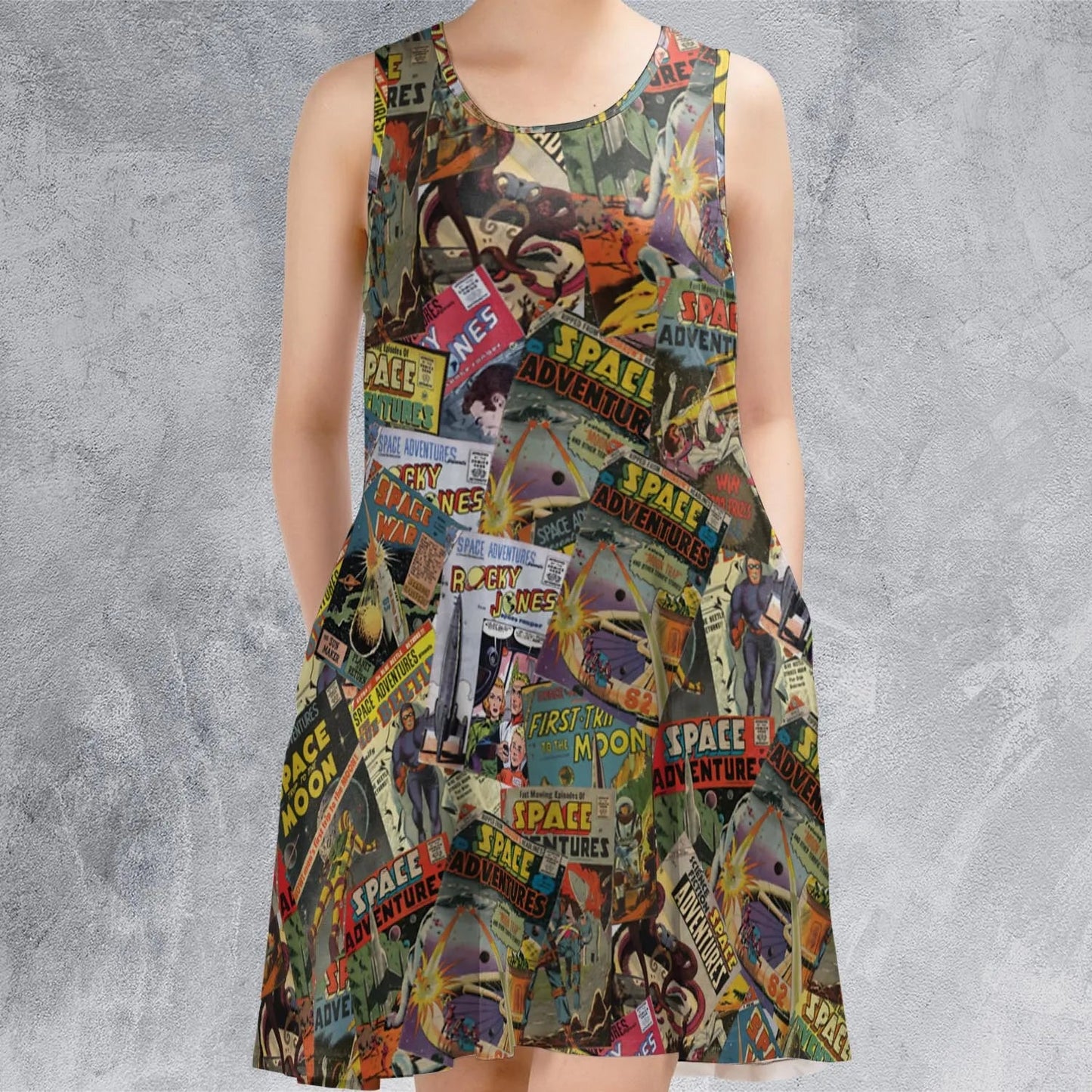 Casual Sleeveless Dress - J17RJQBJ