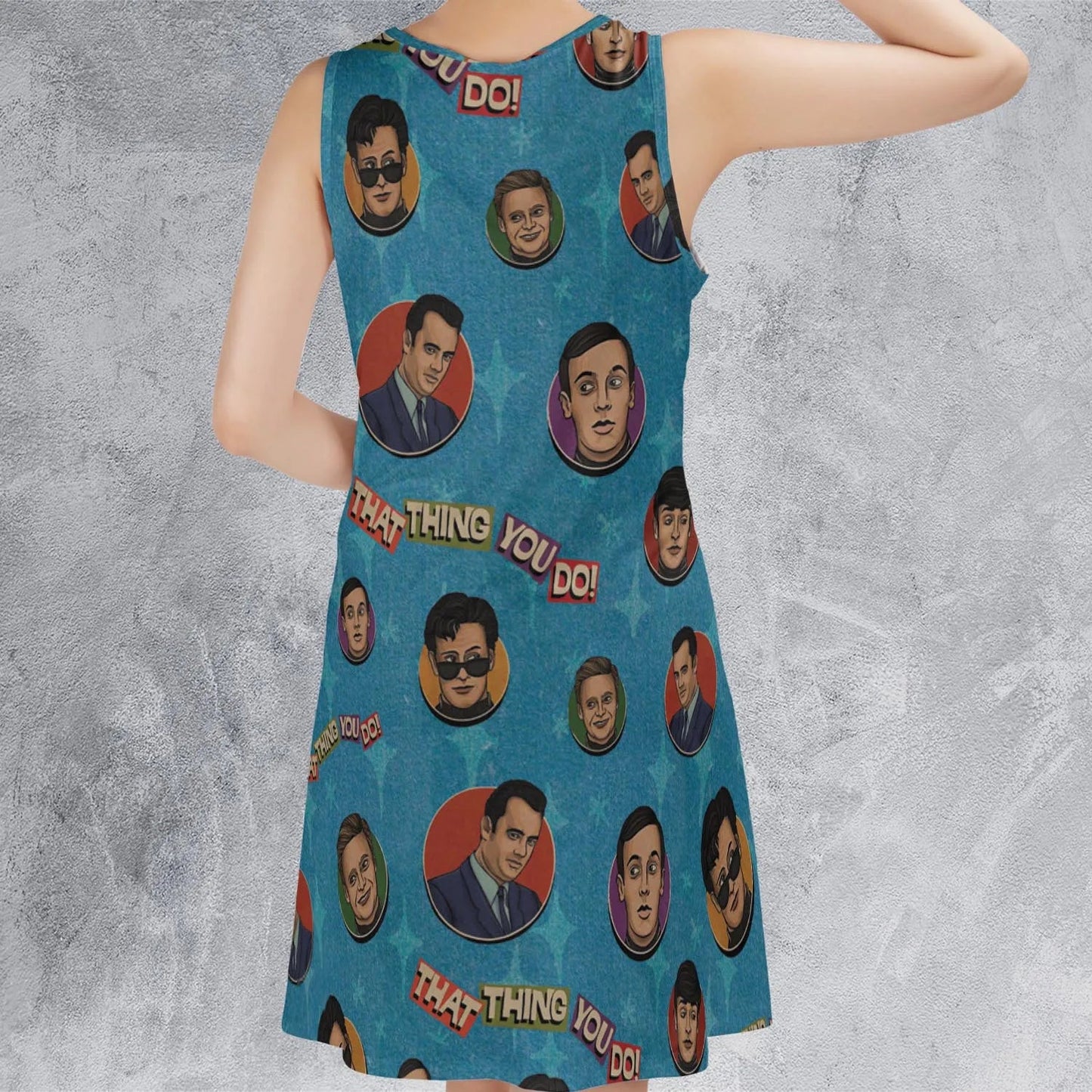 Casual Sleeveless Dress - DFYWUB5W