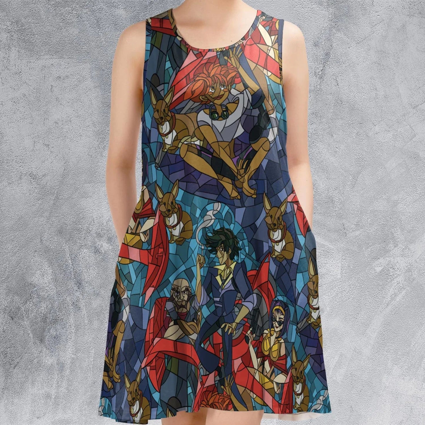 Casual Sleeveless Dress - LF4BRY9V