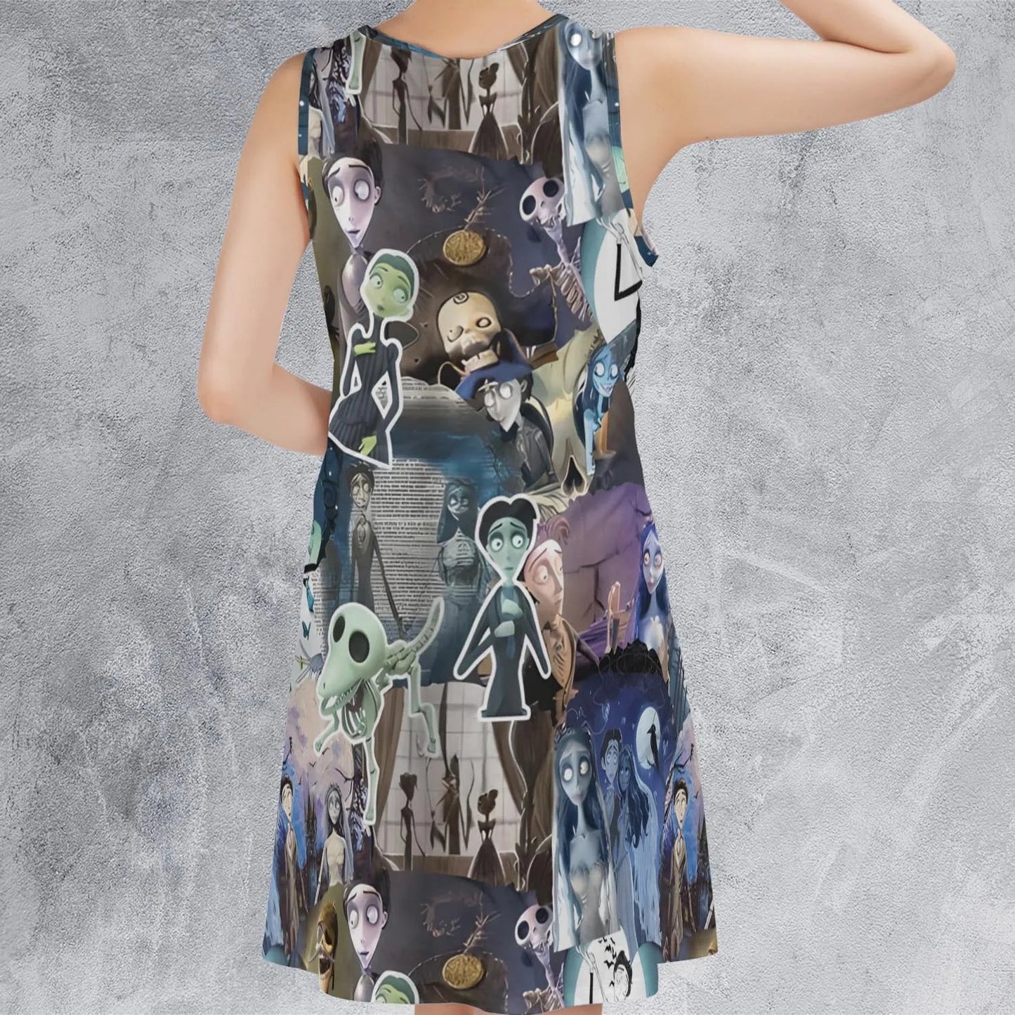 Casual Sleeveless Dress - 44E7EK4G