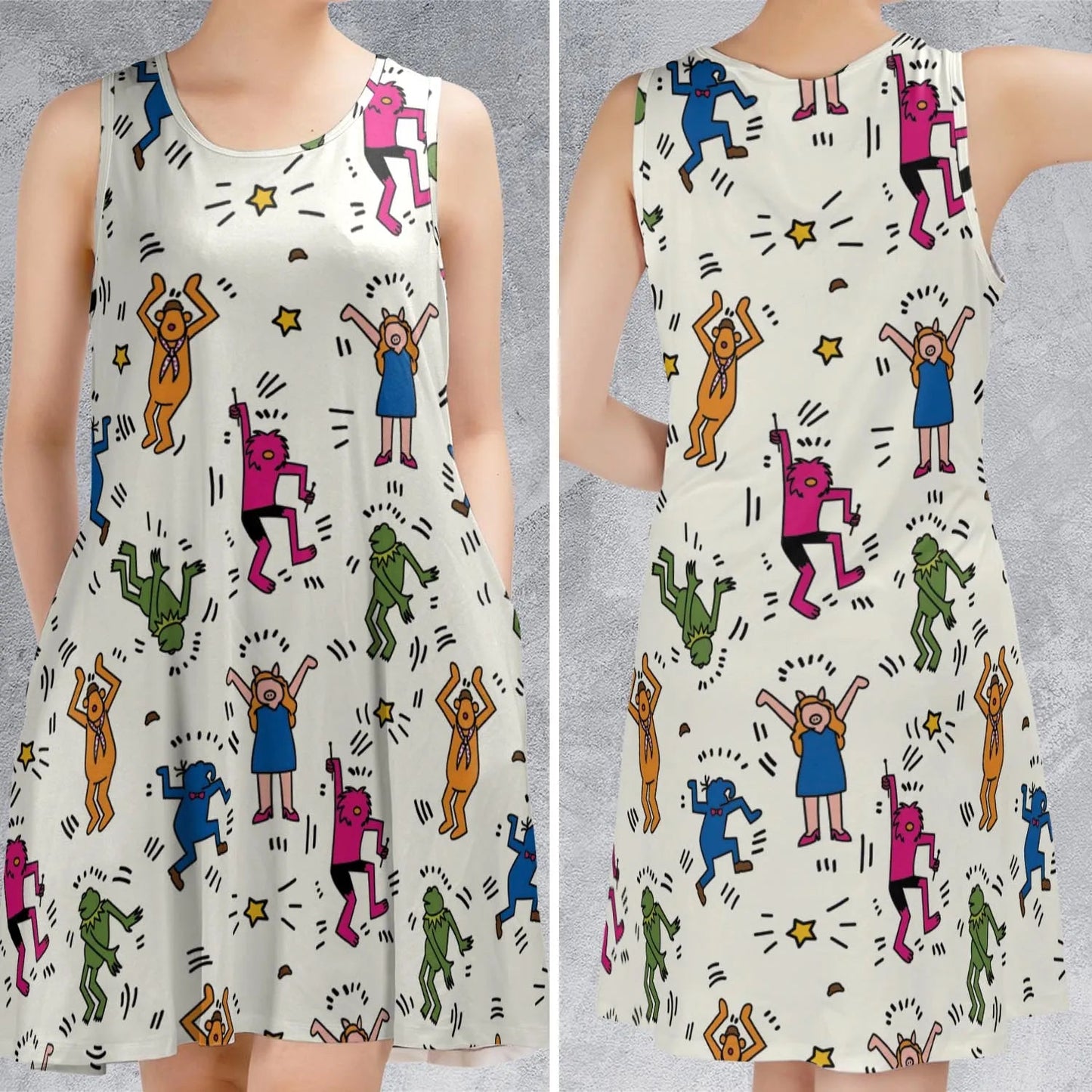 Casual Sleeveless Dress - 8PNNPLA5
