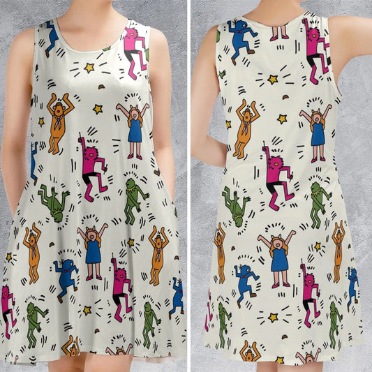 Casual Sleeveless Dress - 8PNNPLA5