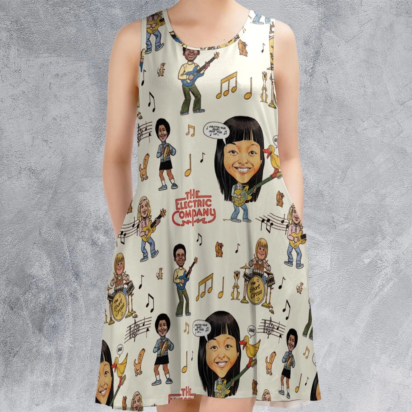 Casual Sleeveless Dress - QLCHVTME