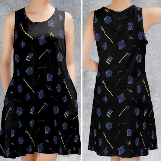 Casual Sleeveless Dress - 357Z37FP