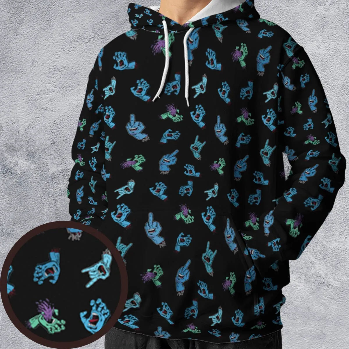 Full Print Hoodie - XAHNK3R8