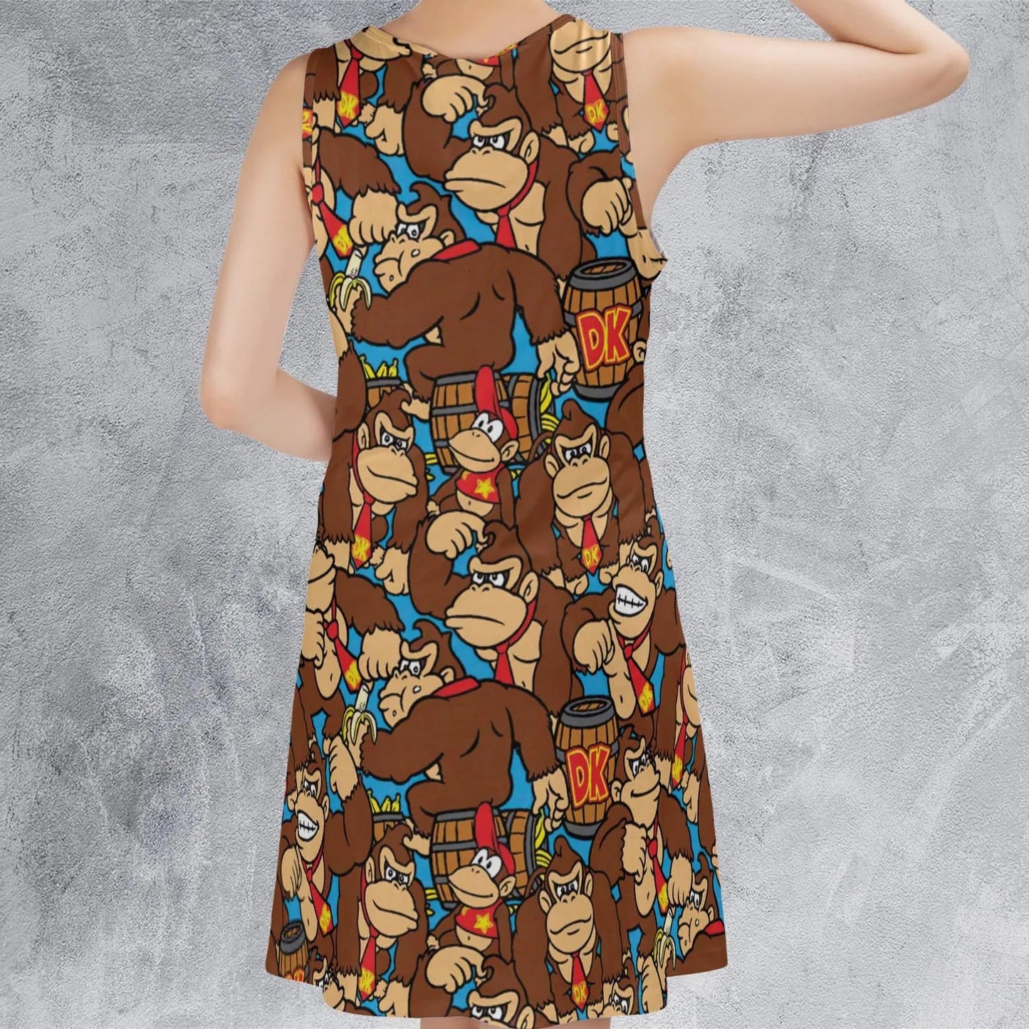 Casual Sleeveless Dress - 3T8FVGT9