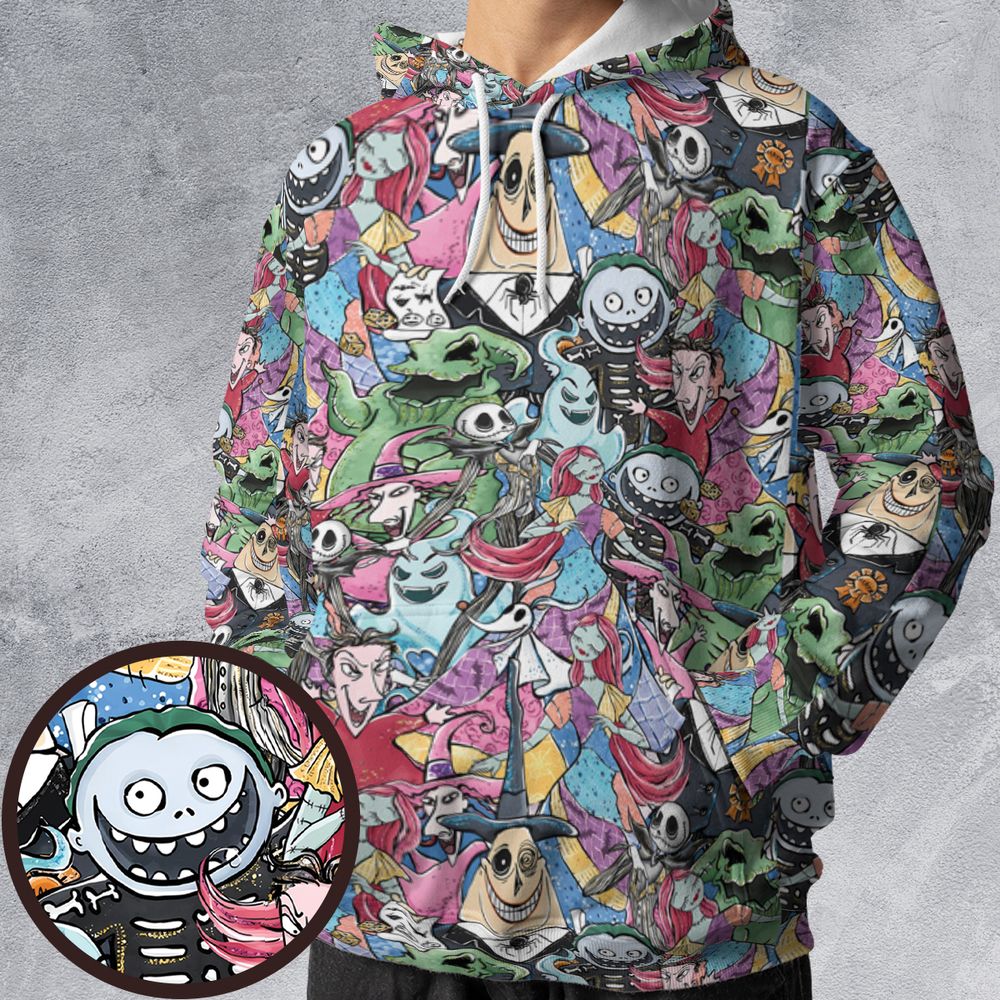 All-over Print Hoodie - 6YV2Z6NP -  - 1