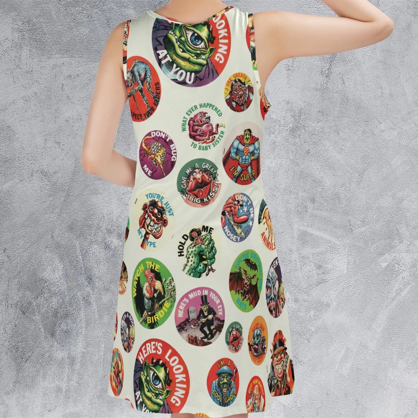 Casual Sleeveless Dress - X4S37AMN