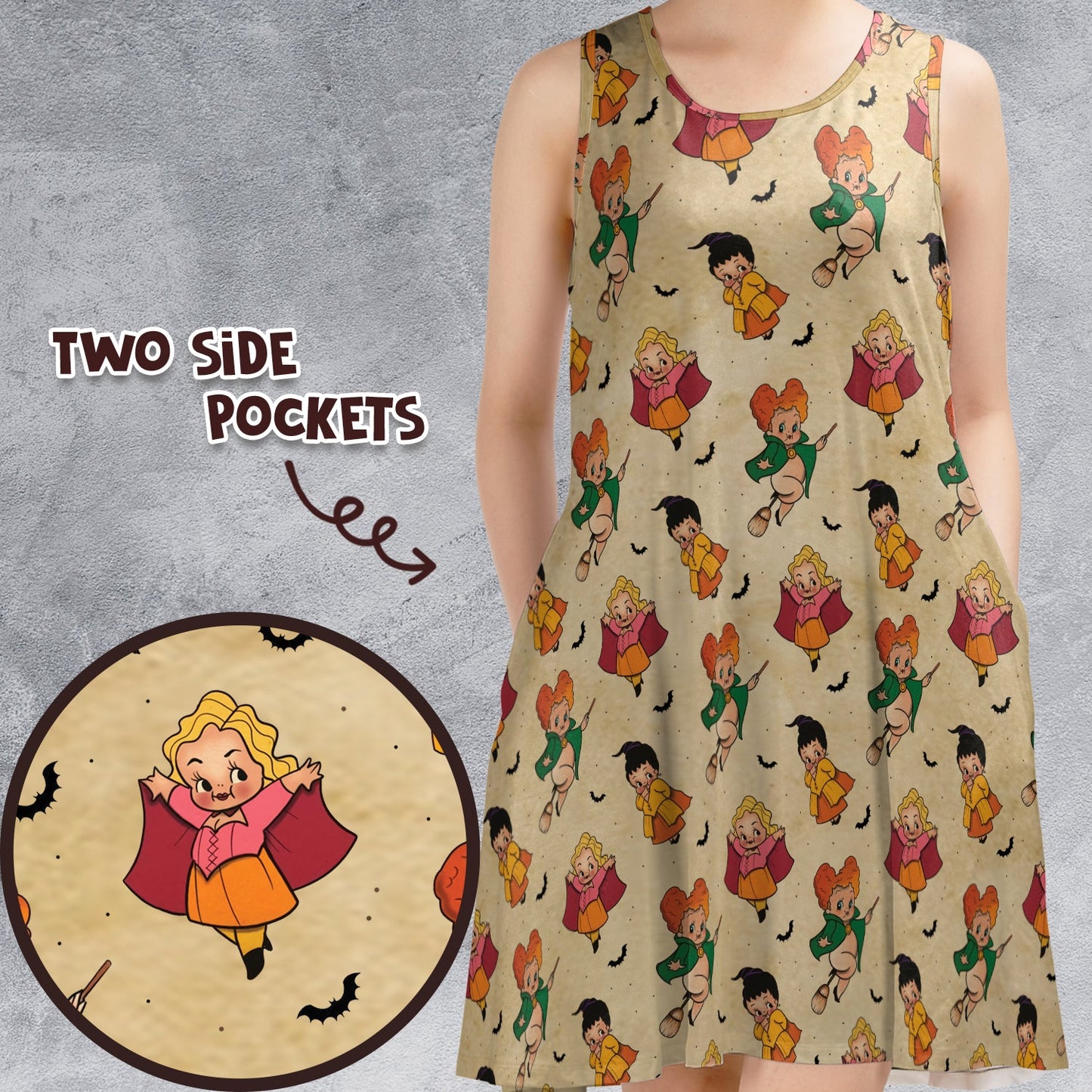 Casual Sleeveless Dress - JEQJAKKT