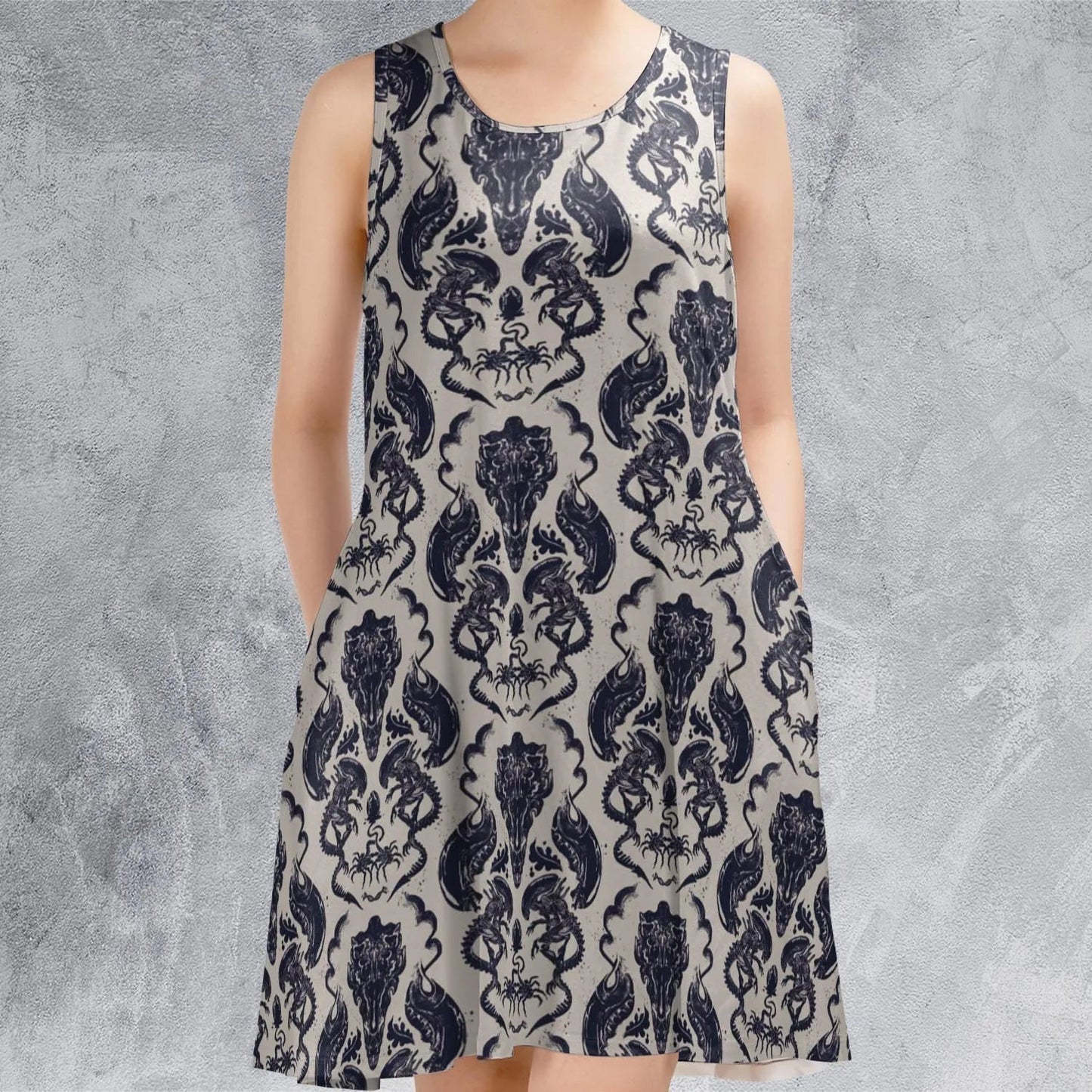 Casual Sleeveless Dress - KXPJKBLD