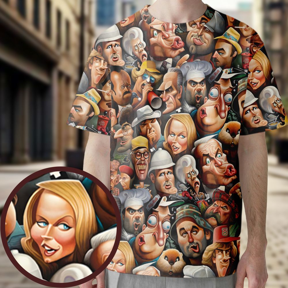 All-Over Print Unisex T-Shirt - WXM1LWJS -  - 1