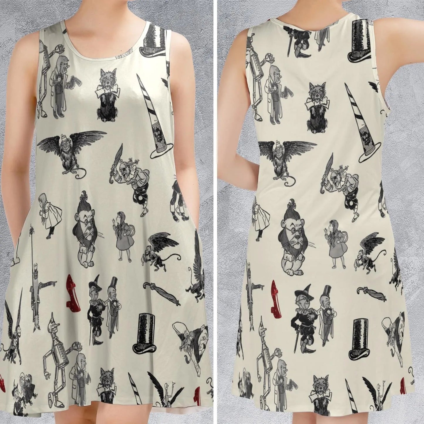 Casual Sleeveless Dress - 2BEVDLSY