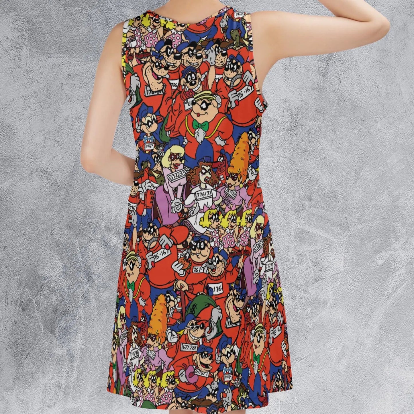 Casual Sleeveless Dress - 92RTSN2R