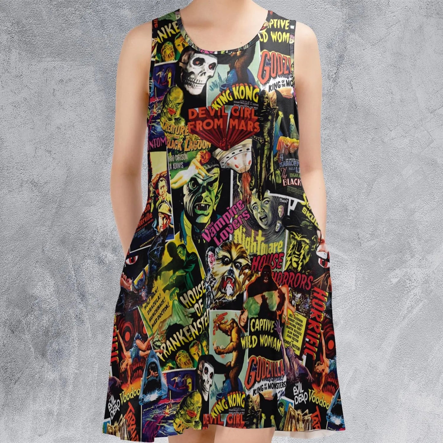 Casual Sleeveless Dress - NGF9JE1Y