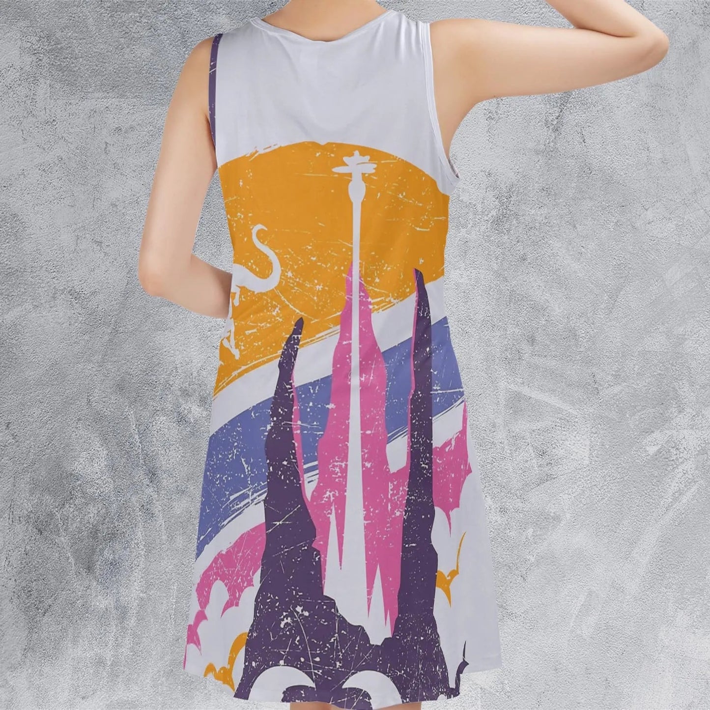 Casual Sleeveless Dress - D5NSX2JC