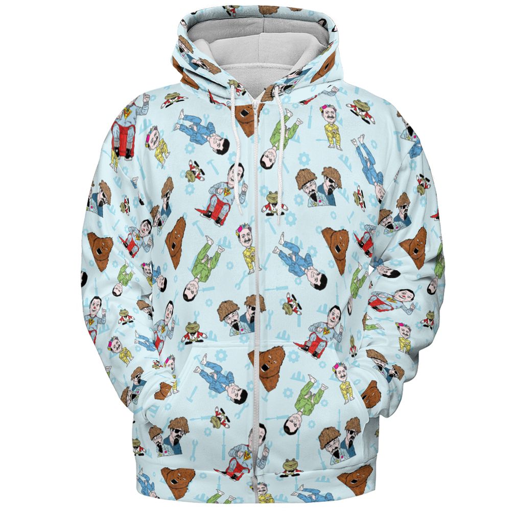 All-over Print Hoodie - JVZLBDTG -  - 3