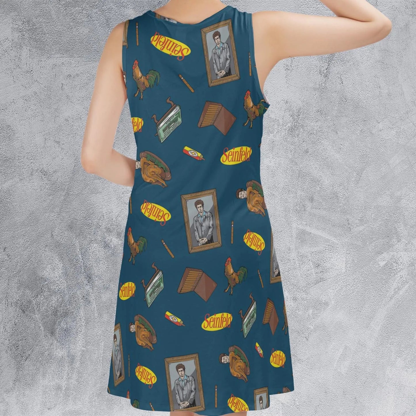 Casual Sleeveless Dress - ZVGLJSYA