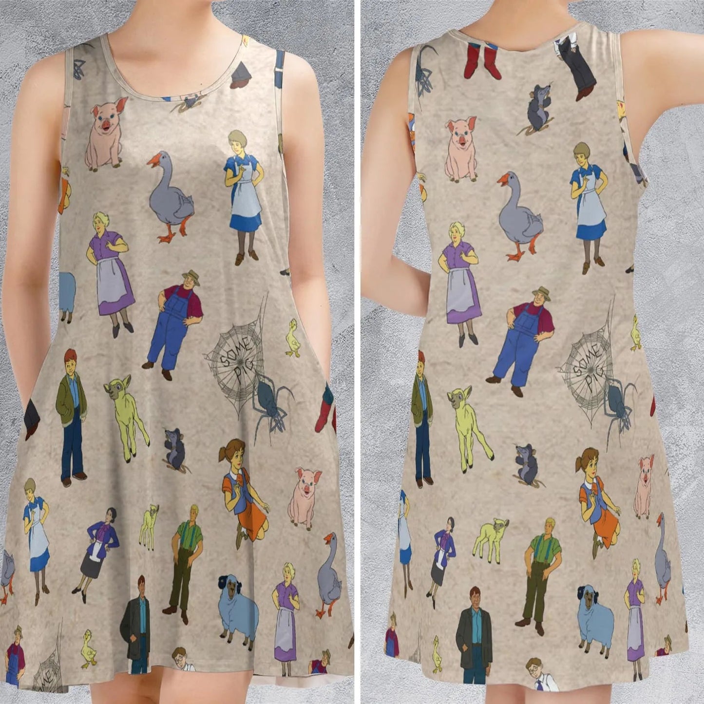 Casual Sleeveless Dress - ES6FKRFQ